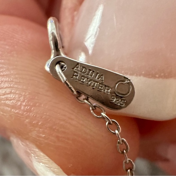 Adina Reyter Diamond Pave’ Tiny Arrow Necklace - Picture 5 of 6